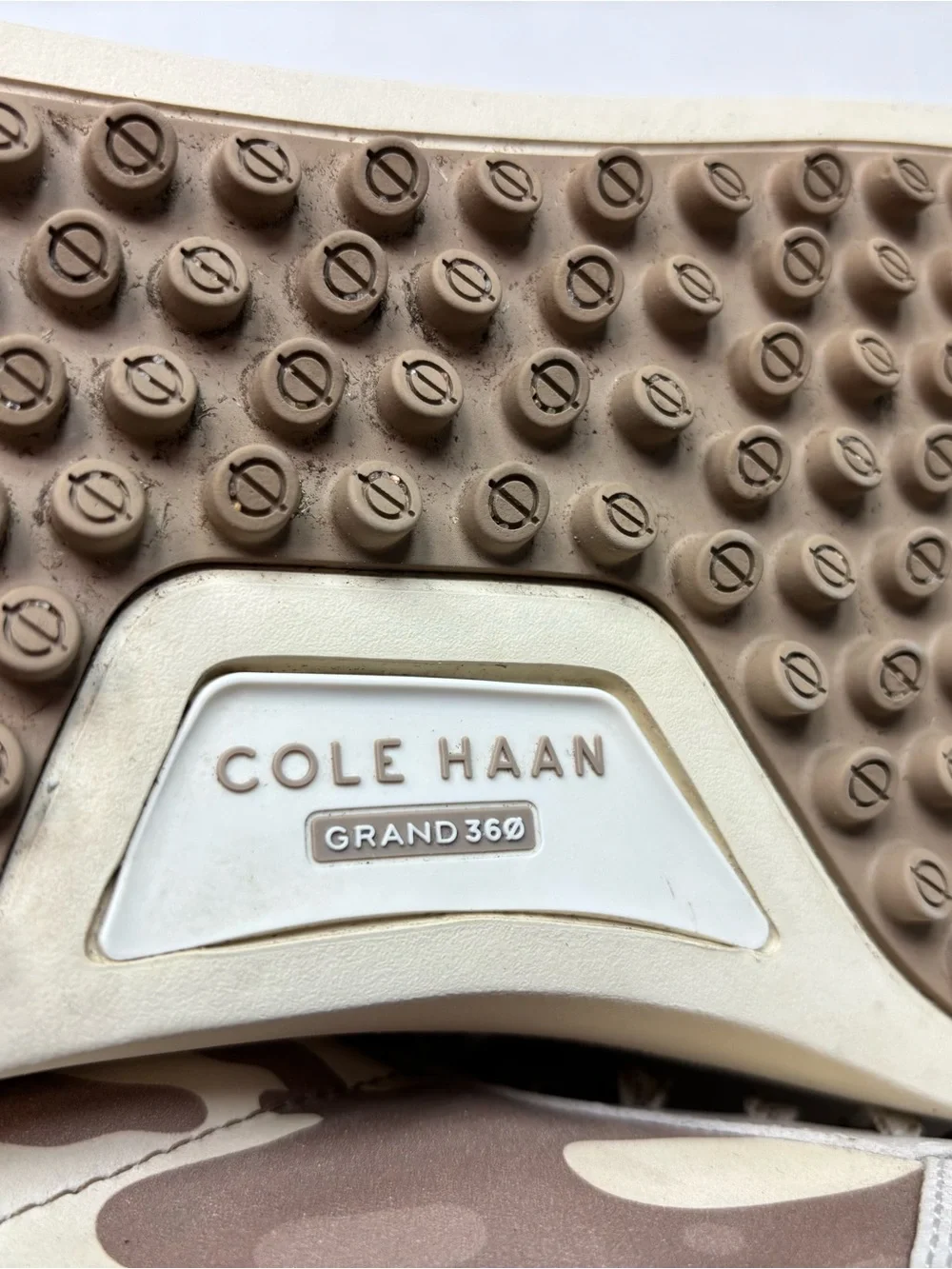Cole Haan Grand 360 Men's Camouflage Low-Top Sneakers - Beige & Cream